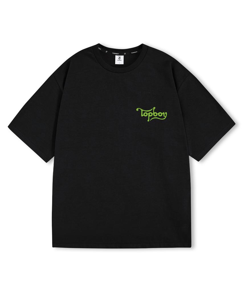 TOPBOY Wave Oversized Short Sleeve T-Shirt (Type B)
