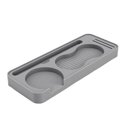 Coffee Tamper Mat Silicone Tamping Pad for Portafilter Tamper Distributor Brush Puck Screen Water Proof Heatproof Tamp Station for Counter