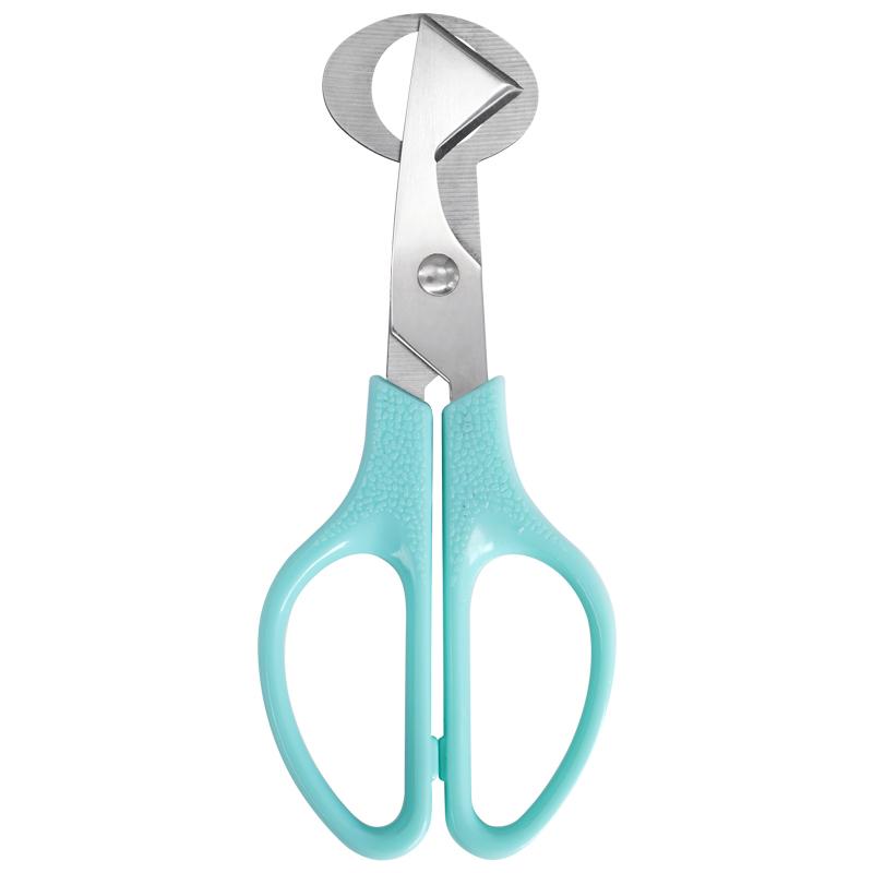 1Pcs Quail Egg Shell Scissors Rust Resistant Durable Cigar Cutters Multifunction Kitchen Tools Stainless Steel Blade
