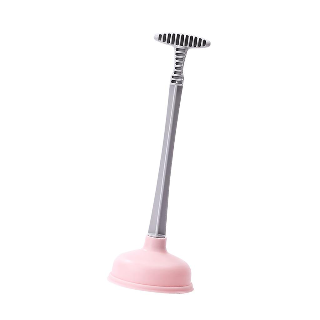 Toilet Plunger Rubber Plastic Strong Suction Efficient Toilet Drain Plunger for Bathroom