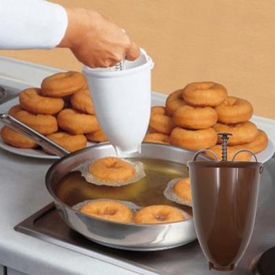 Portable Manual Plastic Dispenser Donut Maker Waffle Baking Machine DIY Tool