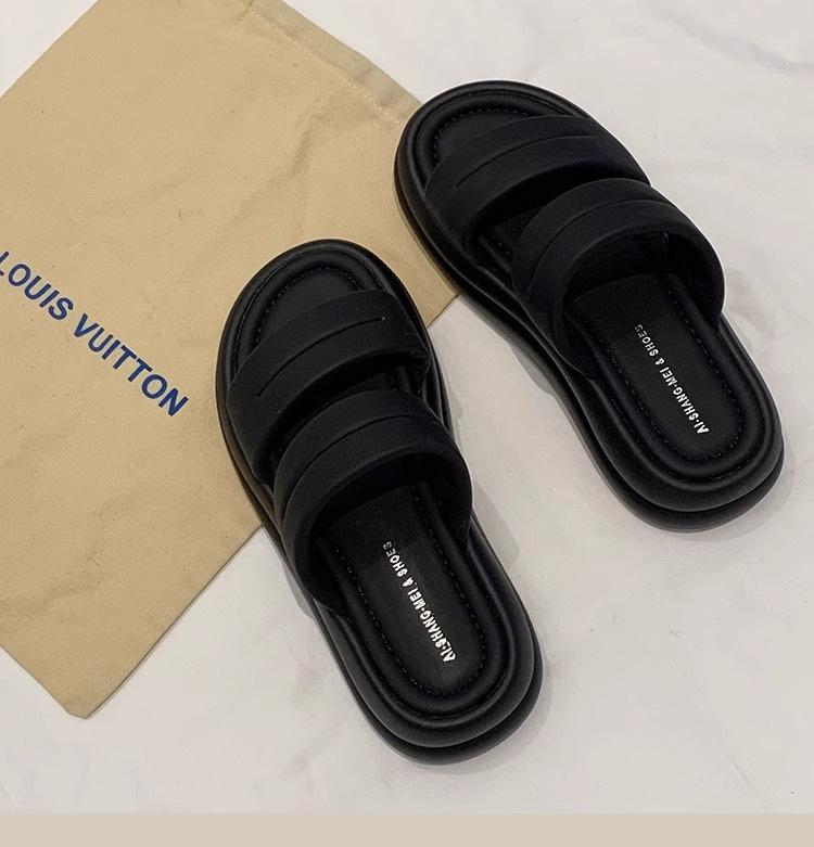 Fashion Hot Selling Fashion Women Shoes 2025 Women's Sandals New Summer Outdoor Thick Bottom Sports Beach Shoes Black Casual Roman Shoes