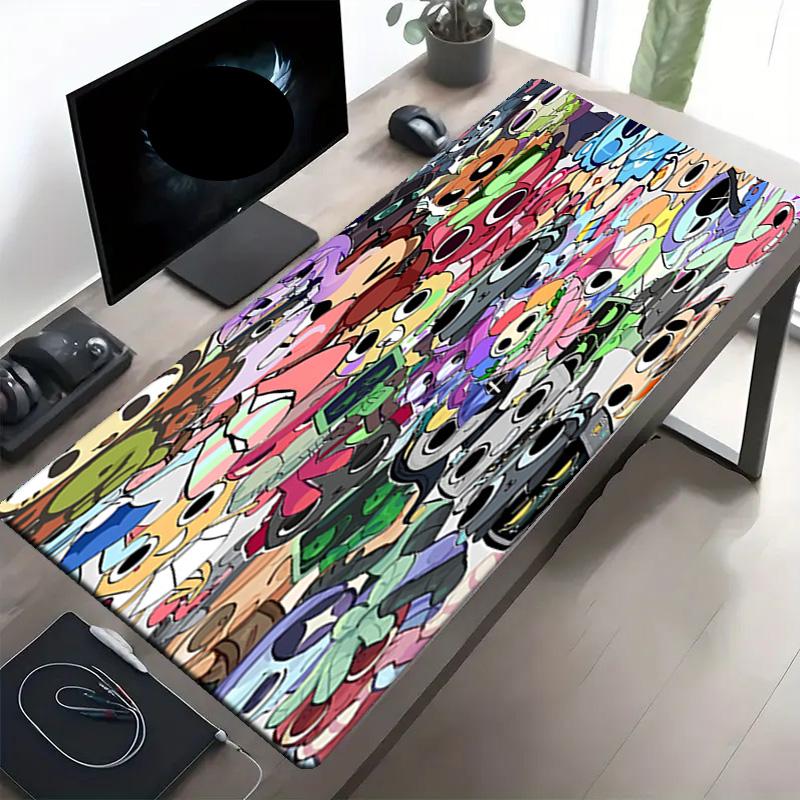 Dandy's World Print Mouse Pad, Anti‑Slip Desktop Keyboard Mat, for PC Laptop Gaming Working Daily Use, Cool Festival Surprise Gift