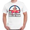 The Six Million Dollar Man Steve Austin 70s Tv Show Retro T Shirt 593