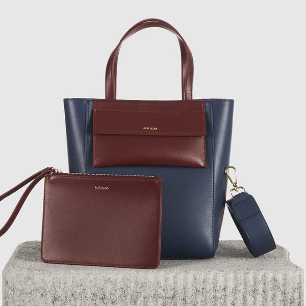 Li Kerbag Navy Tote and Shoulder Bag, AkaklCrb2020-7000005342