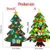 Diy Felt Christmas Tree Christmas Decoration For Home Navidad New Year Christmas Ornaments Santa Christmas Children's Gift 1PC