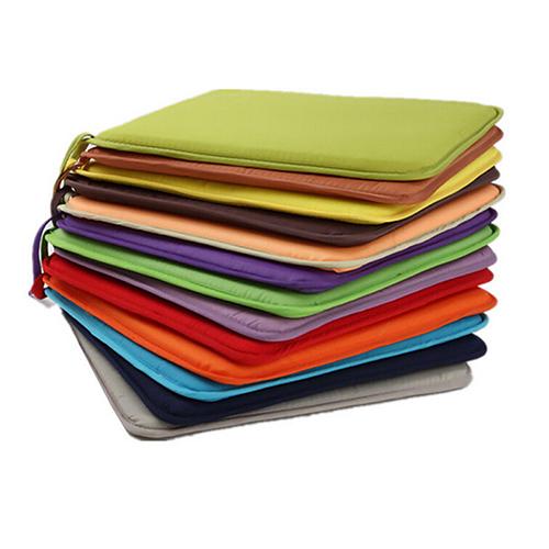 1PCS Cotton Blend Cushions 7 Colors Dining Garden Home Kitchen Office Chair Seat Pads Cushion 40x40cm