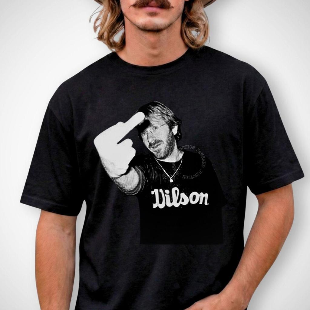 Trey Anastasio Flipping the Bird T-Shirt and kids tshirt: Phish Shakedown Lot Style Comfort Colors Tee