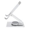 Phone Stand Silver Phone Holder 360 Degrees Rotation Foldable Aluminium Alloy Stable Support Phone Accessory for Tablets