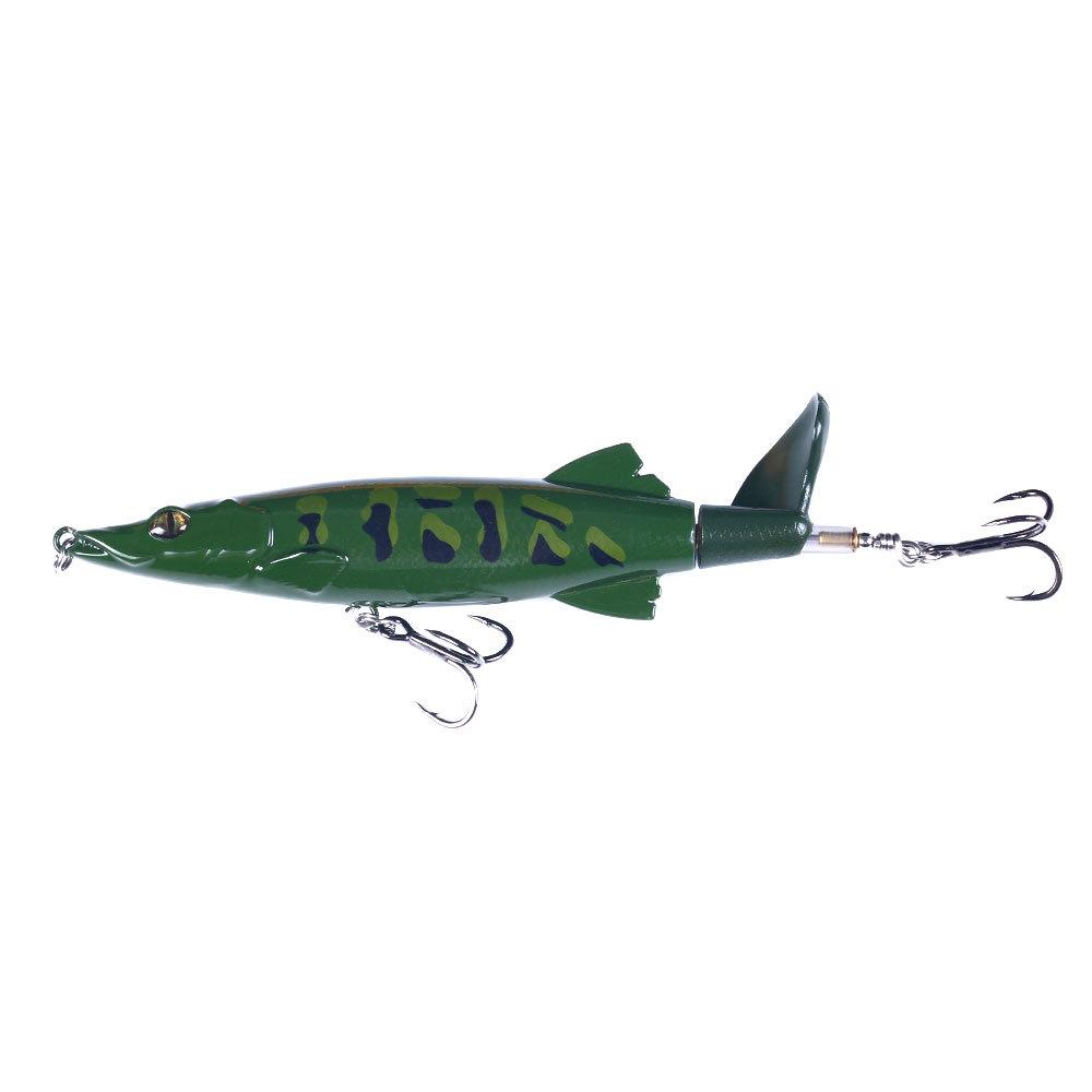 Tractor Crank Lure Set Surface Fishing Long-casting Floating ABS Live Bait Boxed Kit; Propeller-style Lure Freshwater Pike