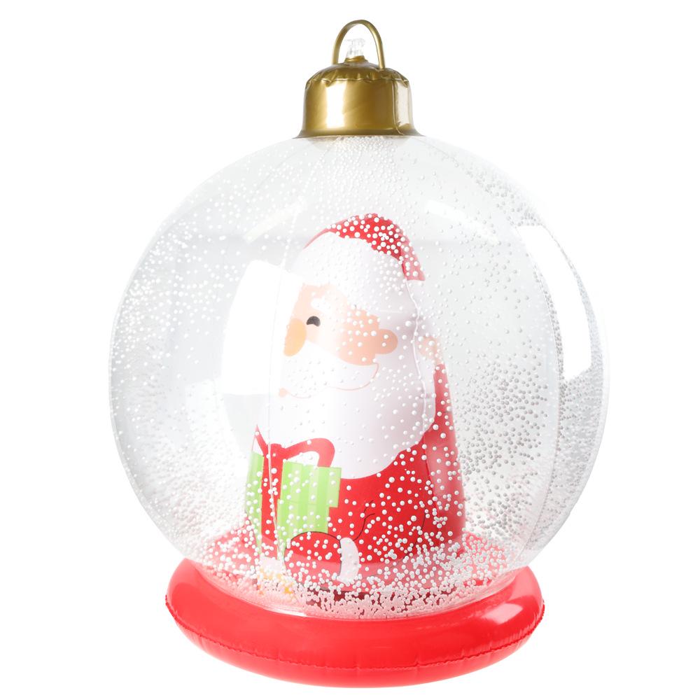 Inflatable Christmas Cartoon PVC Ball for Outdoor Holiday Decor