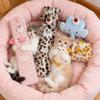 Rollende Plüsch-Haustierspielzeuge mit Knistergeräusch, Quietschende Kauspielzeuge für Hunde & Katzen, Interaktive Spielzeuge zur Langeweilebekämpfung für Welpen, Klein, Mittel & Groß