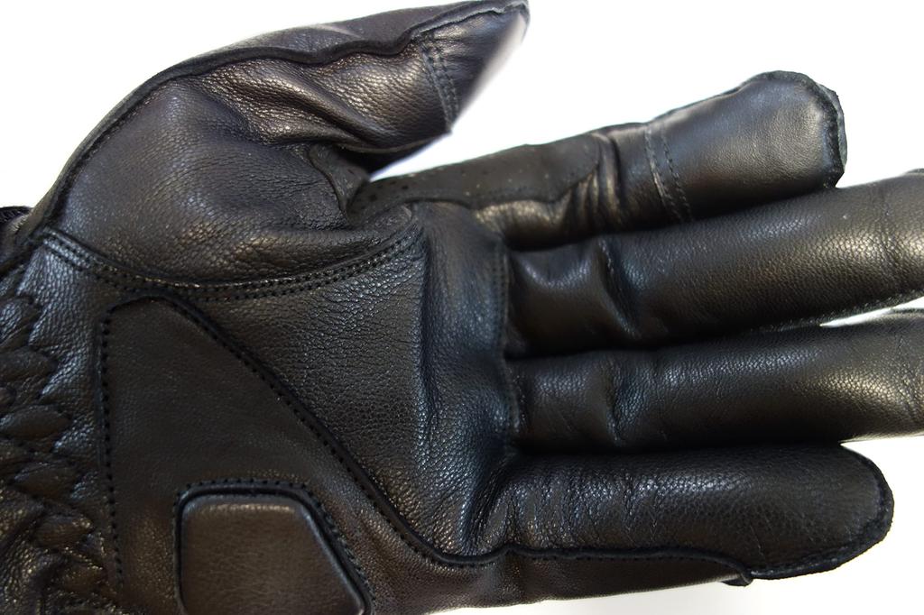 Leather Winter Gloves Breathable Waterproof White Bone Skull Design Smartphone Touch MOTO-FIELD (with Film) (with Function) G-265-WH (LL Size)