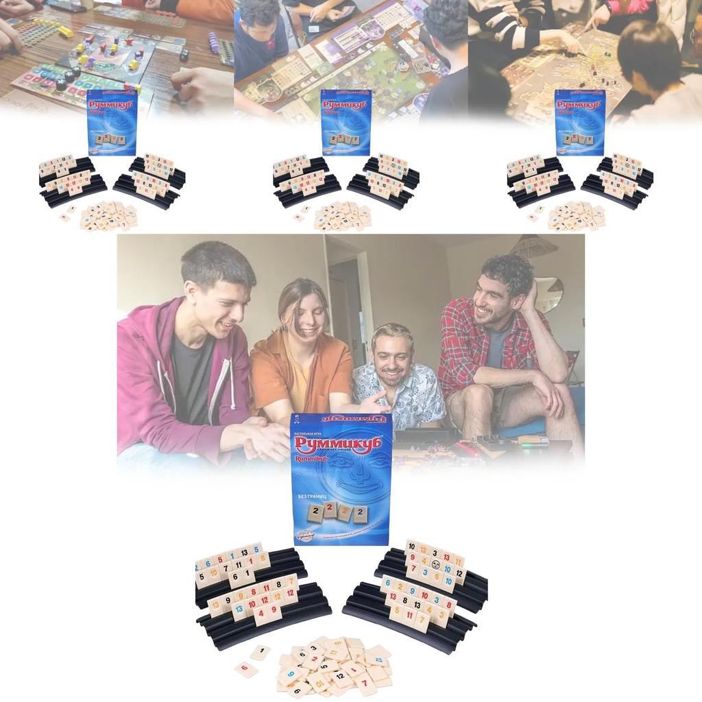 Russian Card Deck For Strategy Board Game With Educational And Puzzle Features For Kids And Adults