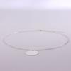 Simple Geometric Smooth Disc Pendant Necklace Female, Popular Geometric Temperament Fashion Item