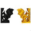 Dragon Bookend Creative Crafts Decorative Book Stopper for Farmhouse Hallway Golden