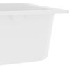 Kitchen Sink White 76 x 48 x 30 cm Quartz and Resin