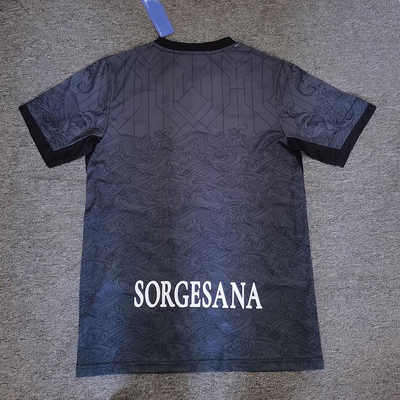 Maglia da Calcio per Tifosi del Napoli da Uomo a Maniche Corte Kit Casa Trasferta Alternativo Traspirante Fibra di Bambù Maglia da Calcio