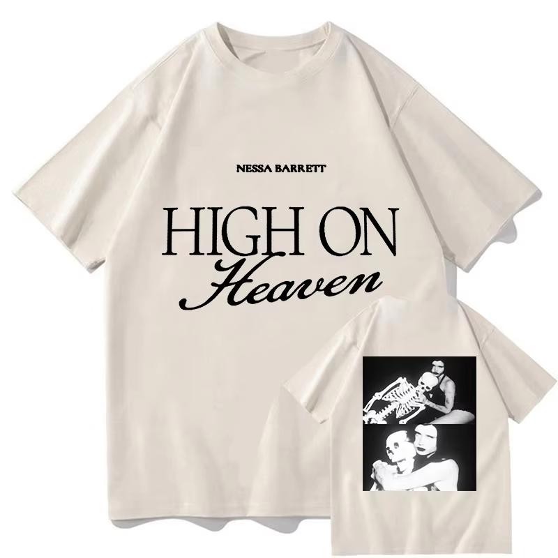 

2026 New Edition Isa Barrett Above Heaven High-Quality Comfortable Casual Printed Men s T-Shirt S