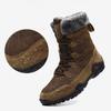 Winter Men's Warm Snow Boots High-top Outdoor Plush Shoes Plus Size 39-47