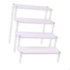 Natural Wood Showcase Shelf for Beauty Essentials and Sweets