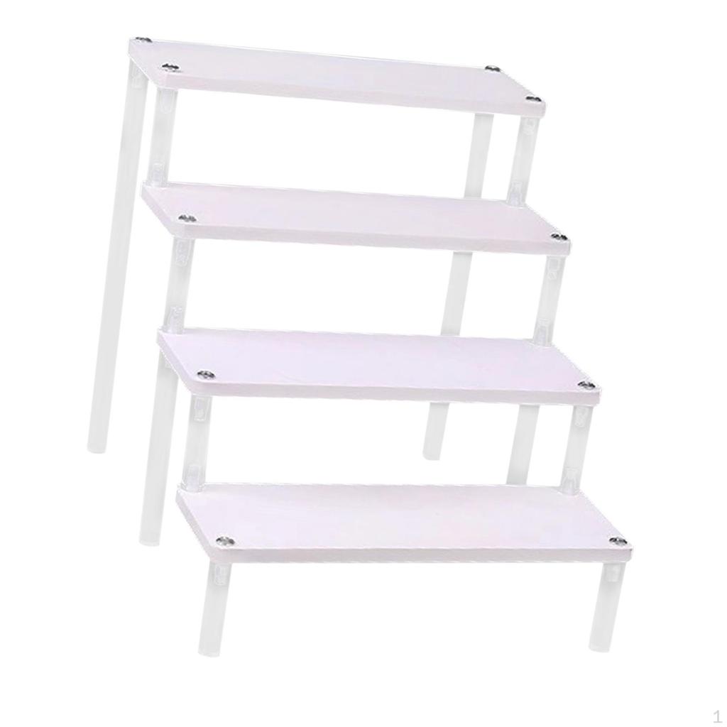 Natural Wood Showcase Shelf for Beauty Essentials and Sweets