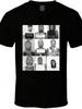 Unisex T-Shirt aus 100 % Baumwolle, Berühmte Rapper Mugshot Collage Rap Hip Hop Musik Fan T-Shirt, Herren Kleidung
