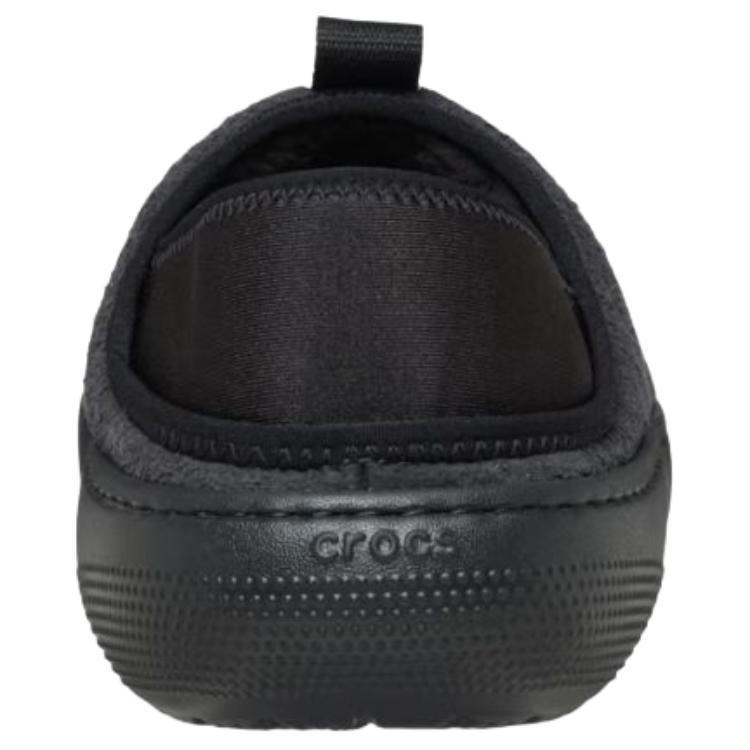 Crocs Classic Vegan Suede Moc Shoes Black Unisex 212097-001