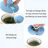 Silicone Tea Bag Partner With Handle Tea Bag Holder & Squeezer Reusable Mugs Lids Easy To Use Dishwasher Safe