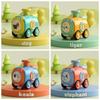 Cartoon Car Press To Change Face Whistle Train Crash Resistant Whistle Train Toy  3 Years Old +