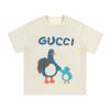 T-shirt Stampata Girocollo Larga Manica Corta Stile Cartone Animato Carino e Dolce