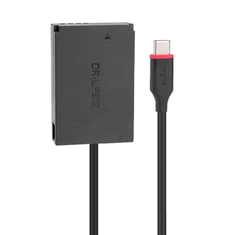 LP-E12 Replacement Dummy Battery Power Supply Adapter for DC Coupler Charger Kit
