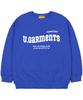 UNION GARMENTS [Fleece-Lined] I Can Logo Oversized Sweatshirt Blue