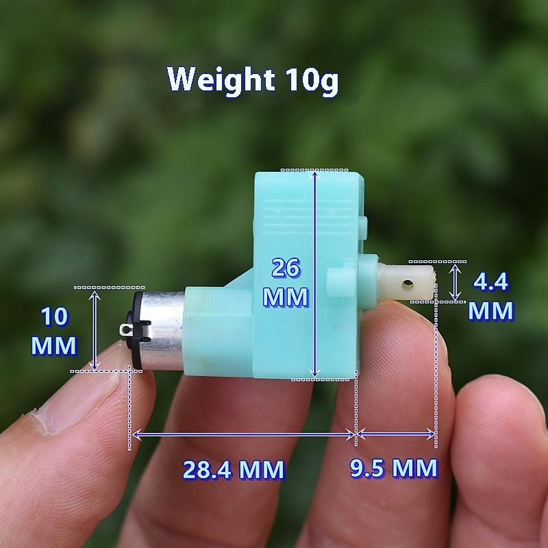 1/5Pcs Mini N20 Reduction Motor With High Torque Plastic Reduction Motor Dc 5V-6V 51-62Rpm Micro Toys