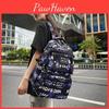 Letter Trendy Graffiti Style Neutral Large Capacity Student Backpack For Teens
