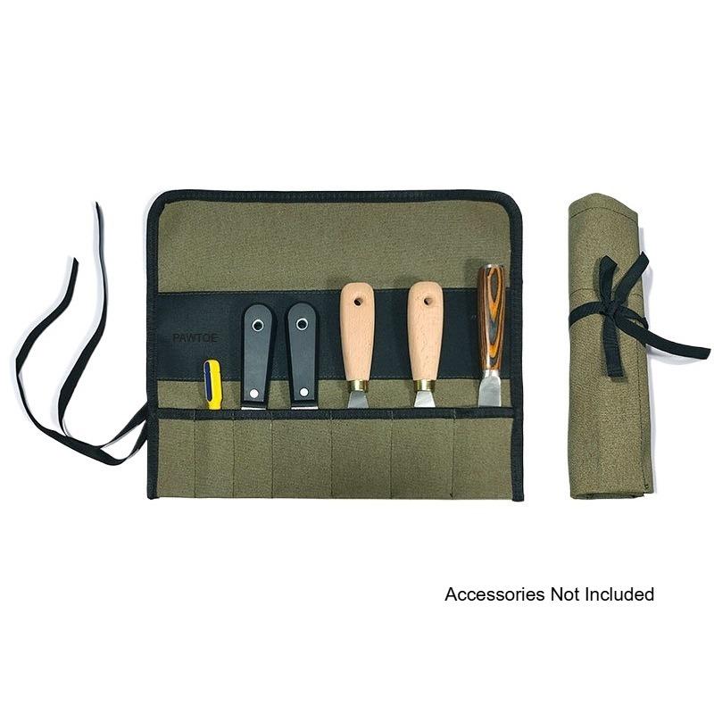Multiple Pocket Multi-Purpose Roll Up Tool Bag Oxford Cloth Wrench Pouch Screwdrivers Drills Storage Case Bag Hanging Tool