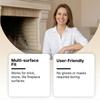 Fine Stone Hearth Cleaning Powder in a Plastic Bottle for Soot Care, Controlled Dispensing, Routine Mantel Cleaning and End-of-Season Surround