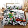 Neues Hunter X Hunter Bettwäsche-Set Bettbezug Laken Bedrucktes Bettset Kissenbezug Bett Voll Queen King Size Aldult Kind Schlafzimmer Anime