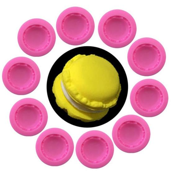 Dessert Mould Durable Flexible Homemade Silicone DIY Macaron Mold for Baking