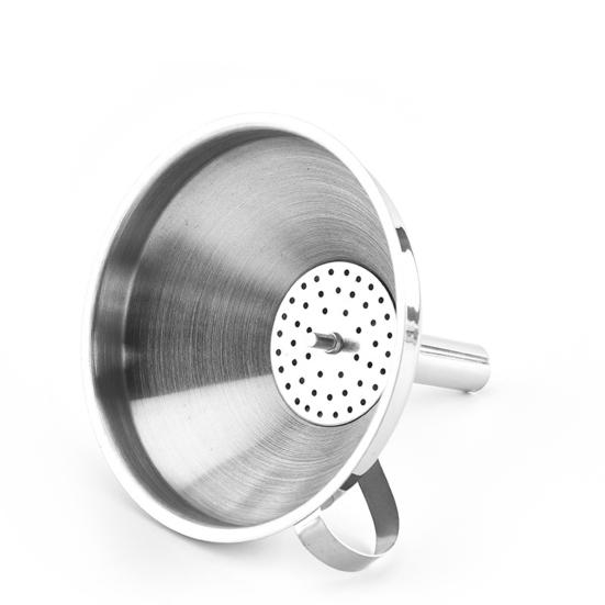 Stainless Steel Detachable Funnel with Filter Cooking Oil Transmit Kitchen Tools