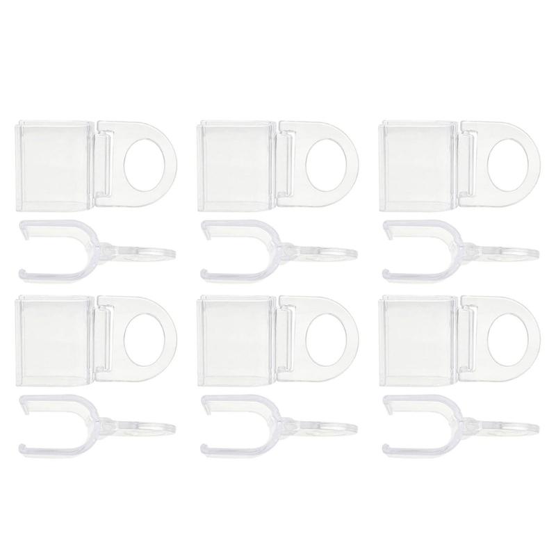 Clear Roller Shade Pull Down Clip Roller Shade Handle Blind Grip Plastic Hem Grip Hardware Rolling Curtain Accessories