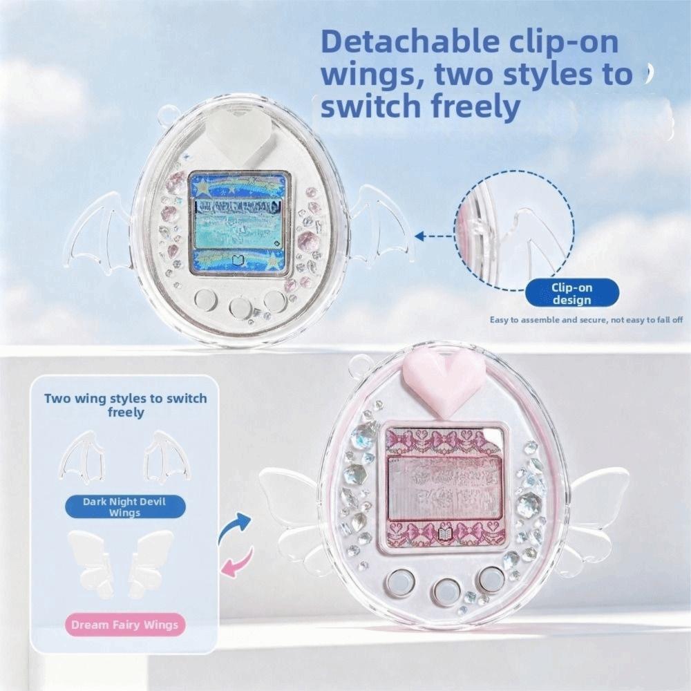 PC Hard Cover Skin Clear Replacement Shell Protective Case for Tamagotchi PS Accessories