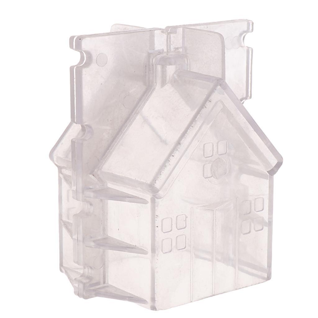 

Plastic Clear Candle Mold House Shaped Soap Mould Candles Making Craft Model