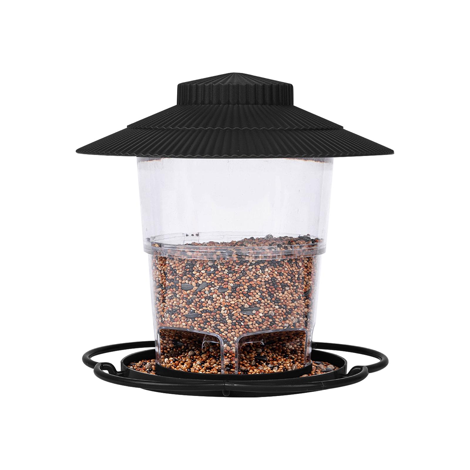

Автоматическая кормушка для птиц, подвесная, для улицы One Size чёрный