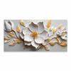 Bedroom Modern Wall Art Prints Black And White Flower Wall Art Poster Large Canvas Painting Decoration Women's Bedroom Decor