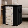 Extra Large Blanket Storage Bags Folding Breathable Clothes Storage Bins Reinforced Handles with Clear Window