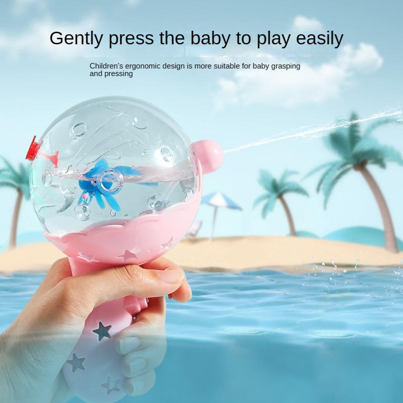 Water Gun Light Cartoon Spray Machine Bath Splashing Toys for Boys Kids Summer Outdoor Swimming Party Toy Children's Day Gifts