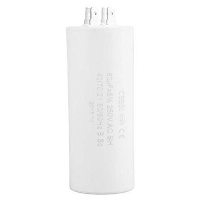 Condenser Cylindrical 80uF 250V Condenser AC Motor Running Condenser 50 60Hz Motor Pump Air Conditioning Use CBB60