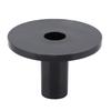 8 Pcs Plastic Black Drum Long Cymbal Sleeves Musical Instruments Accessory