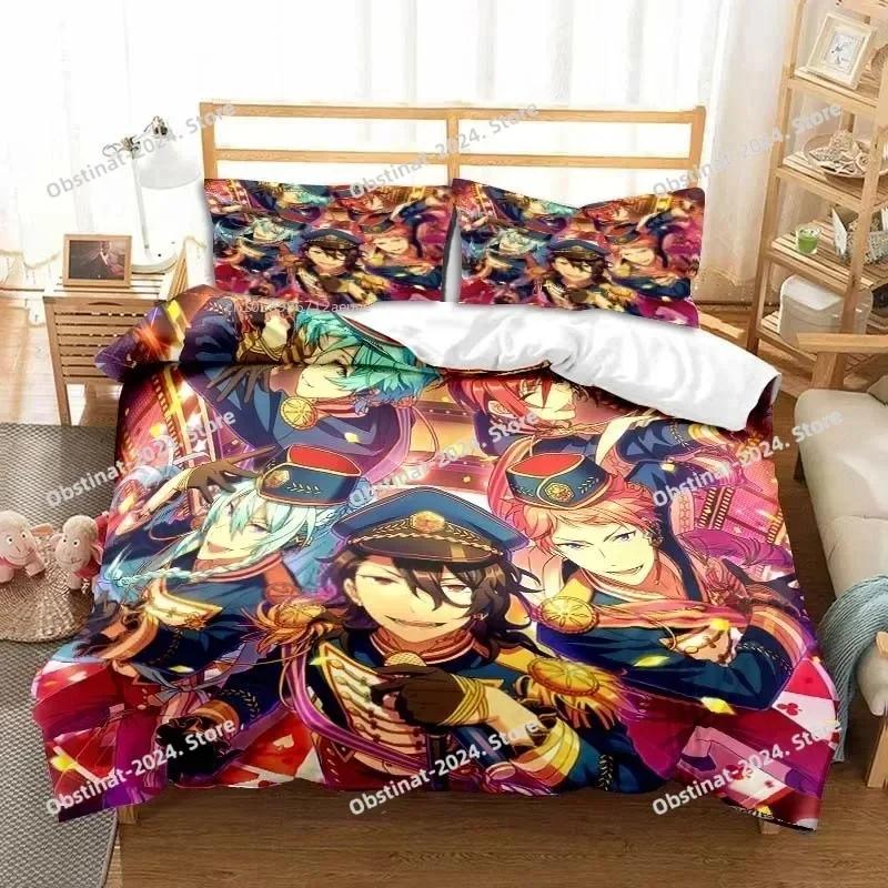 Rock Band Ensemble Stars All Season Twin Bedding Set Printed Single Comforter Duvet Cover Pillow Case 3 Pieces Kids Adult Size